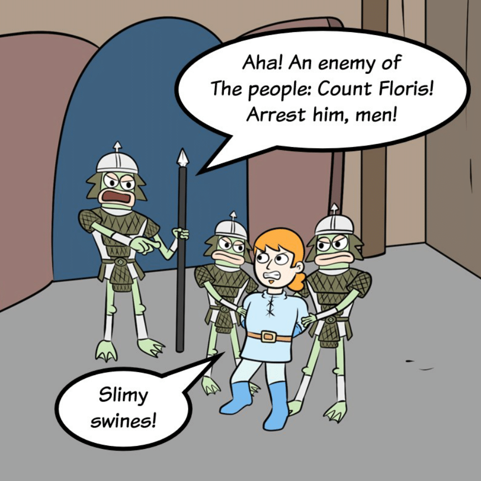 COMIC : COUNT FLORIS AND THE LOST TREASURE – PART 2 OF 4