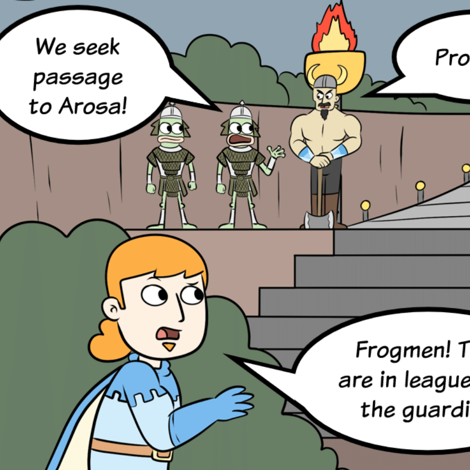 COMIC : COUNT FLORIS AND THE BRIDGE OF DOOM – PART 2 OF 4