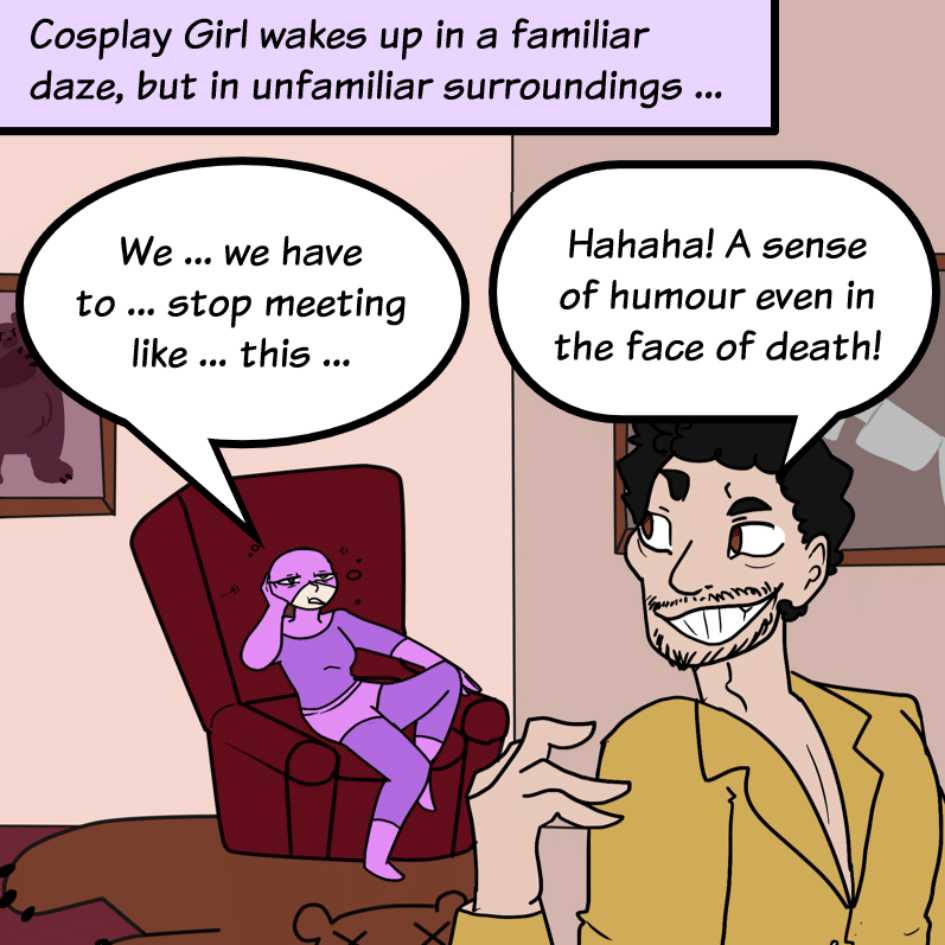 COMIC : COSPLAY GIRL AND THE KILLER OF KILLERS – PART 3 OF 4
