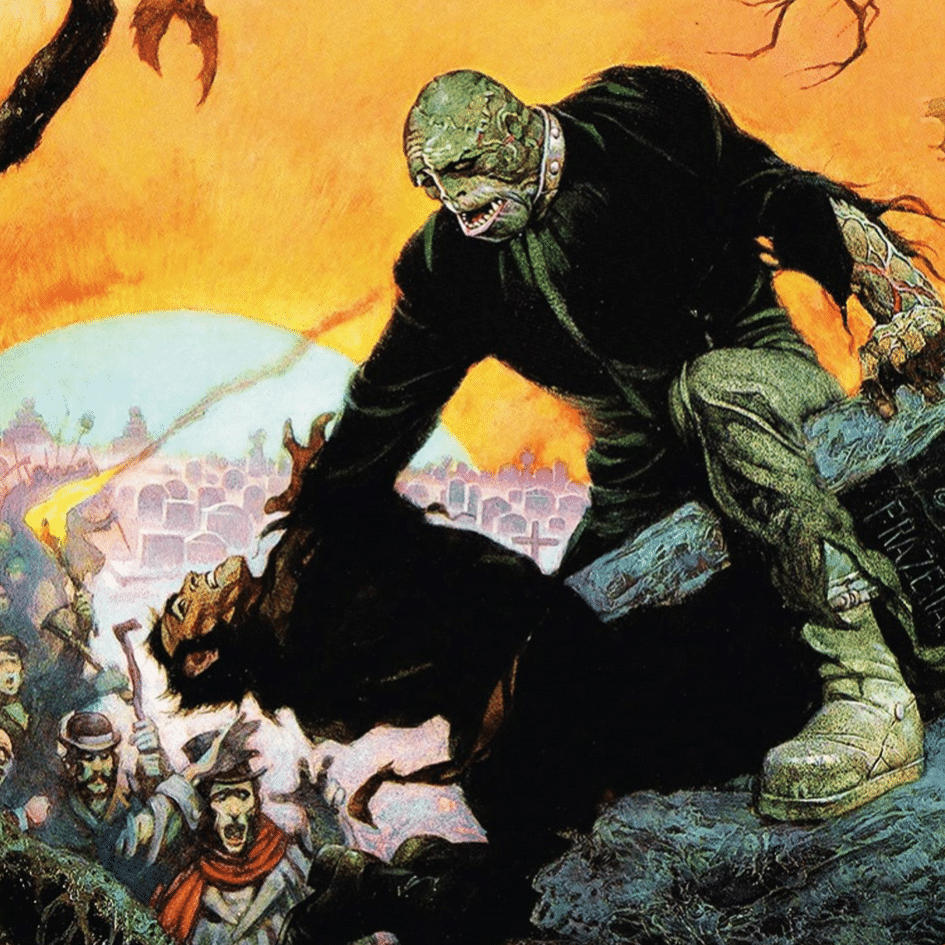 NEWS : VINTAGE FRANK FRAZETTA MONSTERS RESURRECTED