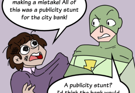 COMIC : BOLT-MAN & VOLT-GIRL AND THE REVERSE ROBBERIES – PART 2 OF 4