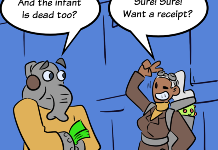 COMIC : THE EXTERMINATOR AND THE CELESTIAL INFANT – PART 2 OF 4