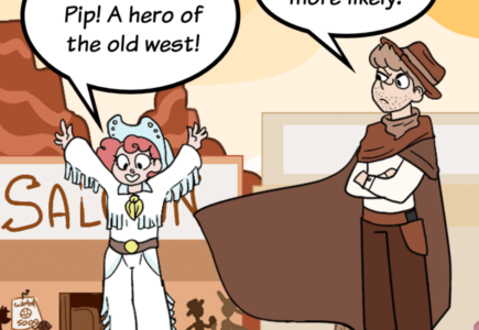 COMIC : PIP & JANE IN COWBOYLAND