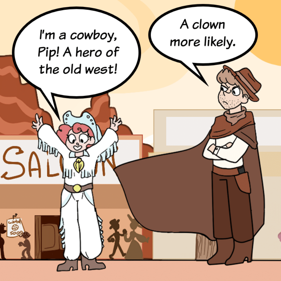 COMIC : PIP & JANE IN COWBOYLAND