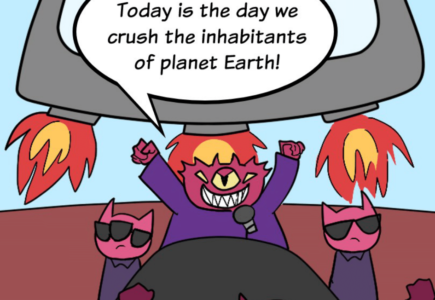 COMIC : PIP & JANE IN OUTER SPACE