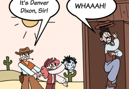 COMIC : PIP & JANE IN COWBOYLAND