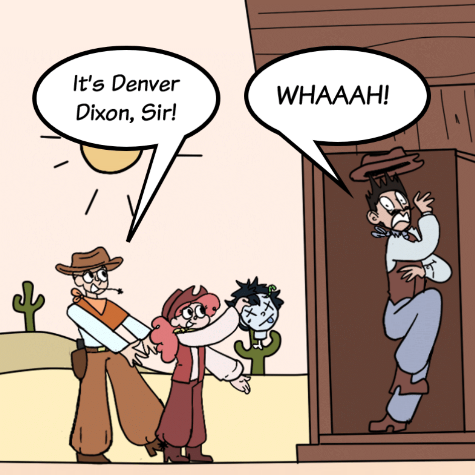 COMIC : PIP & JANE IN COWBOYLAND