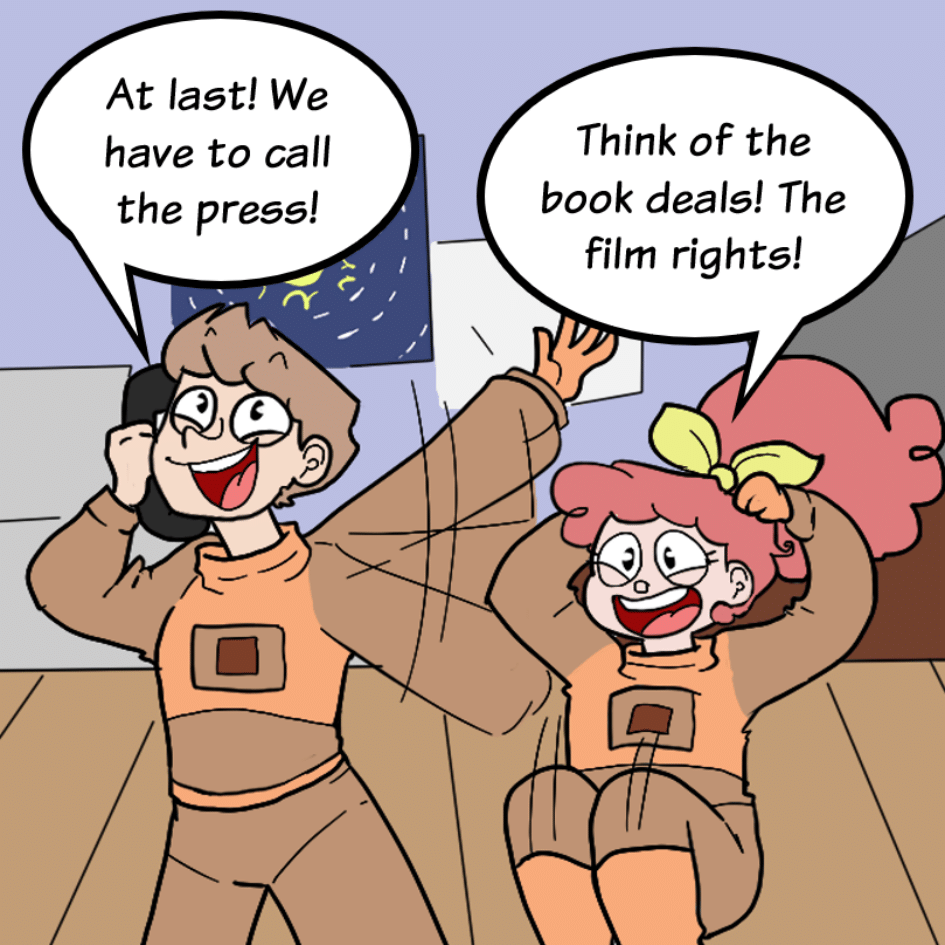 COMIC : PIP & JANE IN OUTER SPACE