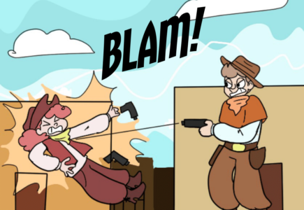 COMIC : PIP & JANE IN COWBOYLAND