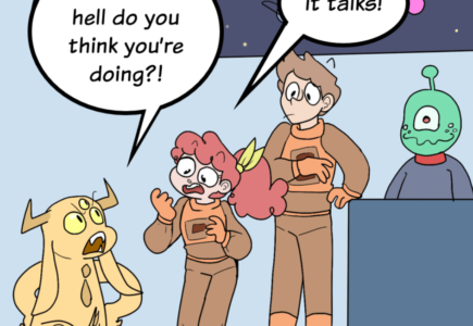 COMIC : PIP & JANE IN OUTER SPACE