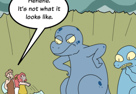 COMIC : PIP & JANE IN DINOLAND