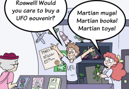COMIC : PIP & JANE IN OUTER SPACE
