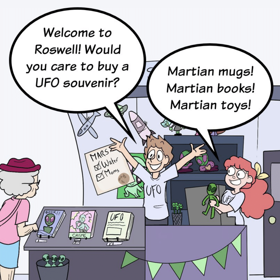 COMIC : PIP & JANE IN OUTER SPACE