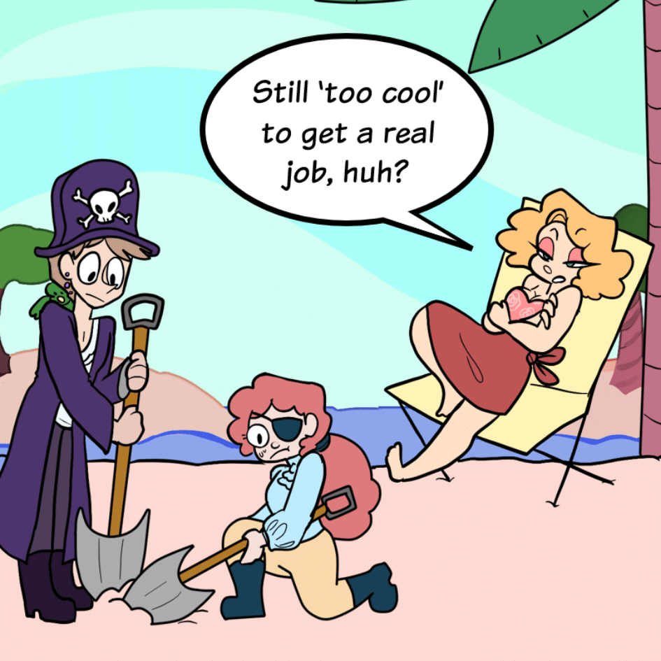 COMIC : PIP & JANE IN PIRATELAND
