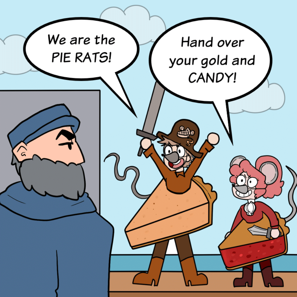 COMIC : PIP & JANE IN PIRATELAND