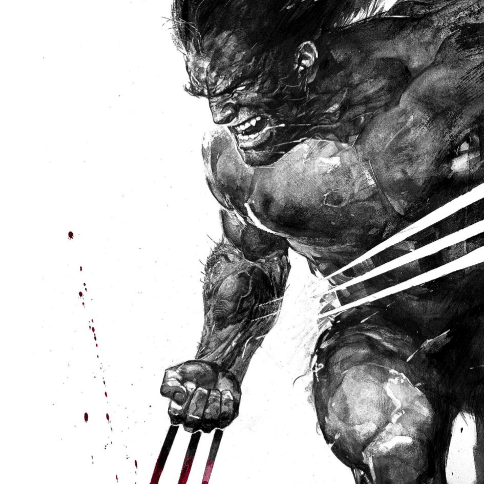 JANUARY : WOLVERINE GOES BLACK, WHITE AND BLOODY AND MORE …