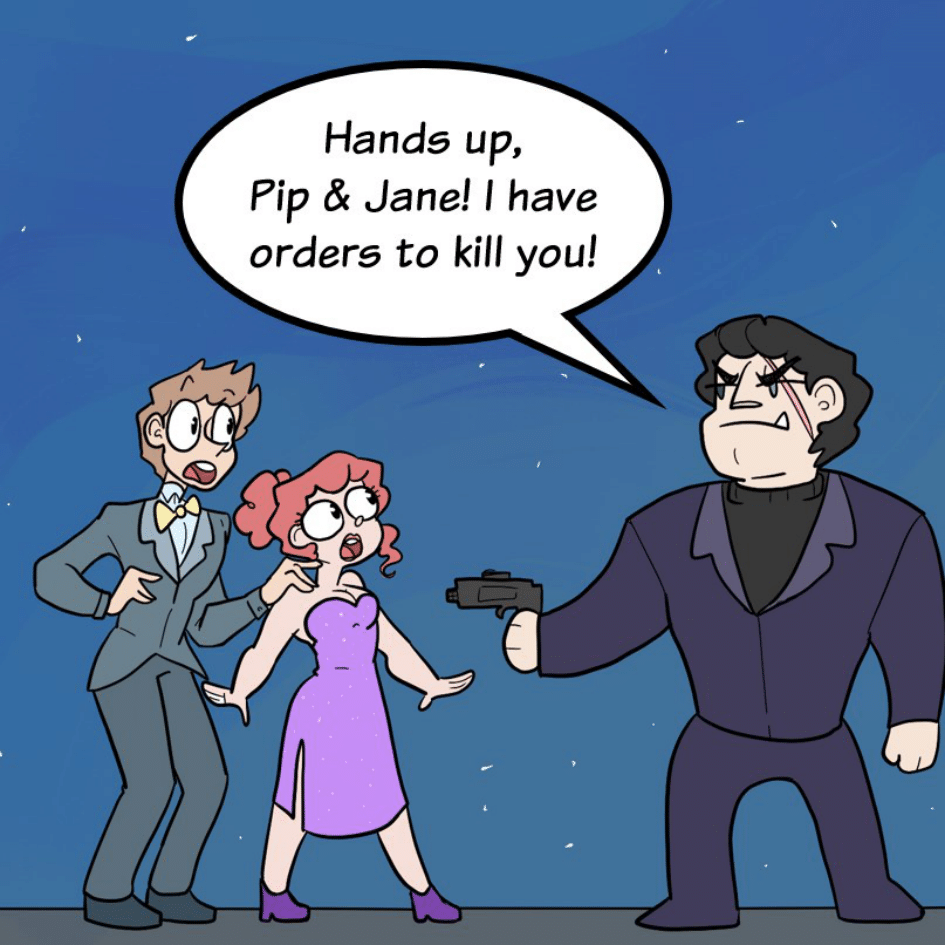 COMIC : PIP & JANE IN SPYLAND