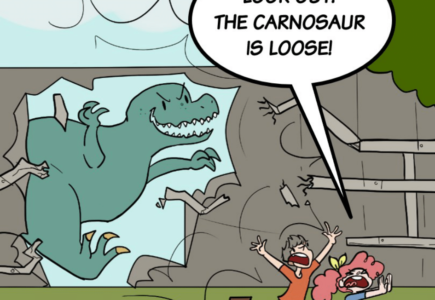 COMIC : PIP & JANE IN DINOLAND