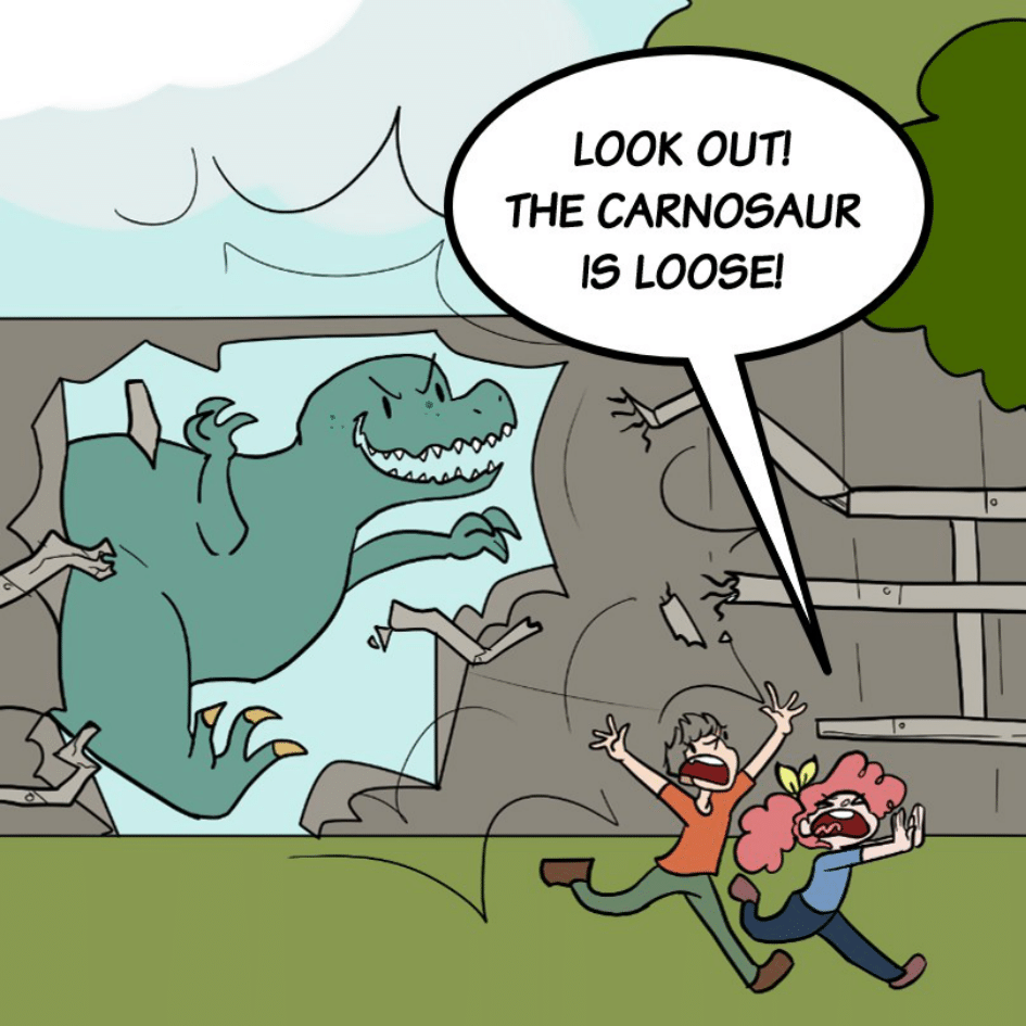 COMIC : PIP & JANE IN DINOLAND