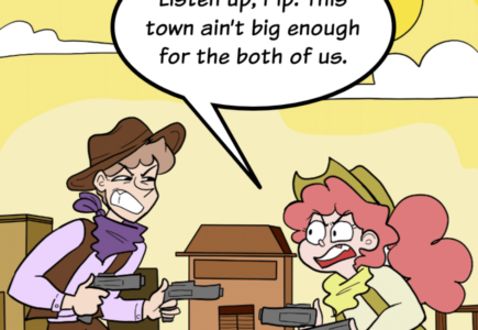 COMIC : PIP & JANE IN COWBOYLAND