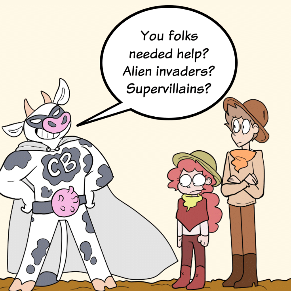 COMIC : PIP & JANE IN COWBOYLAND