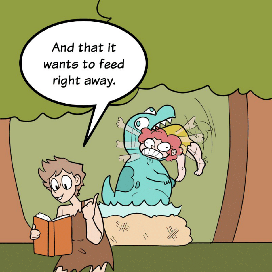 COMIC : PIP & JANE IN DINOLAND