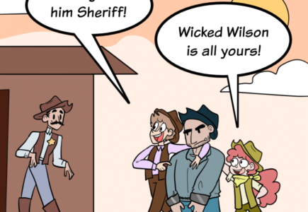 COMIC : PIP & JANE IN COWBOYLAND