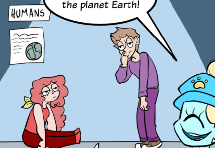 COMIC : PIP & JANE IN OUTER SPACE