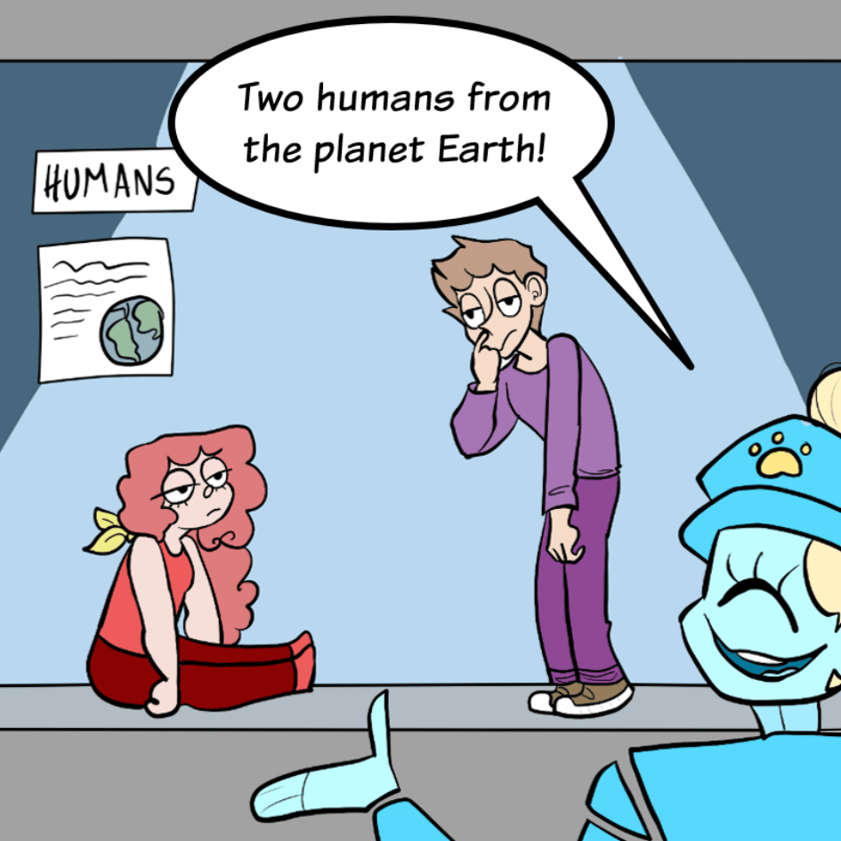 COMIC : PIP & JANE IN OUTER SPACE